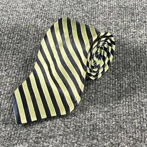 *NAUTICA Men’s Regimental Stripe Navy Blue & Mint Green Tie